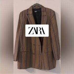 ZARA Double-Breasted Blazer size M